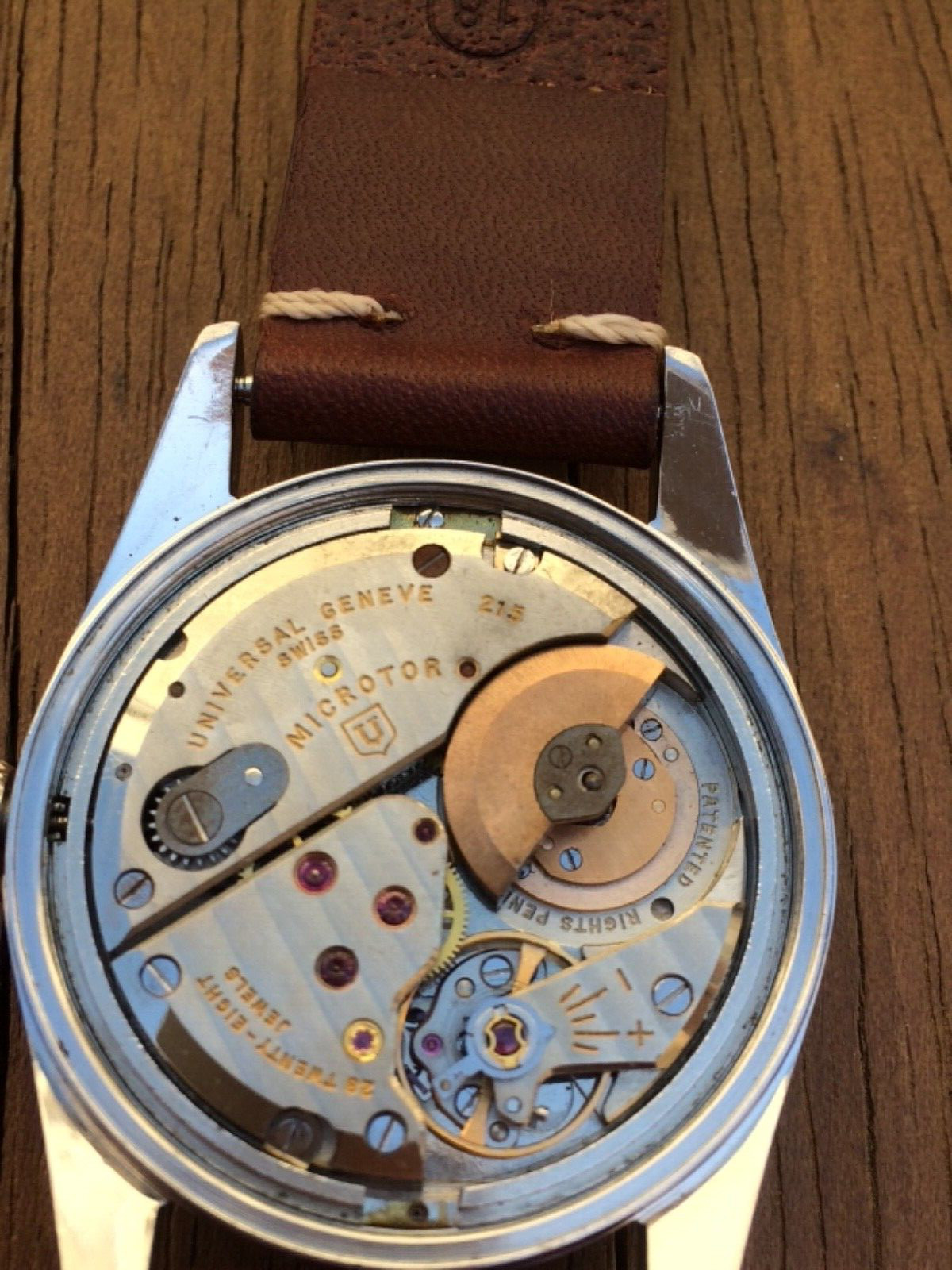 Universal Geneve Polerouter 20360-4 Automatic Micromotor Cal. 215
