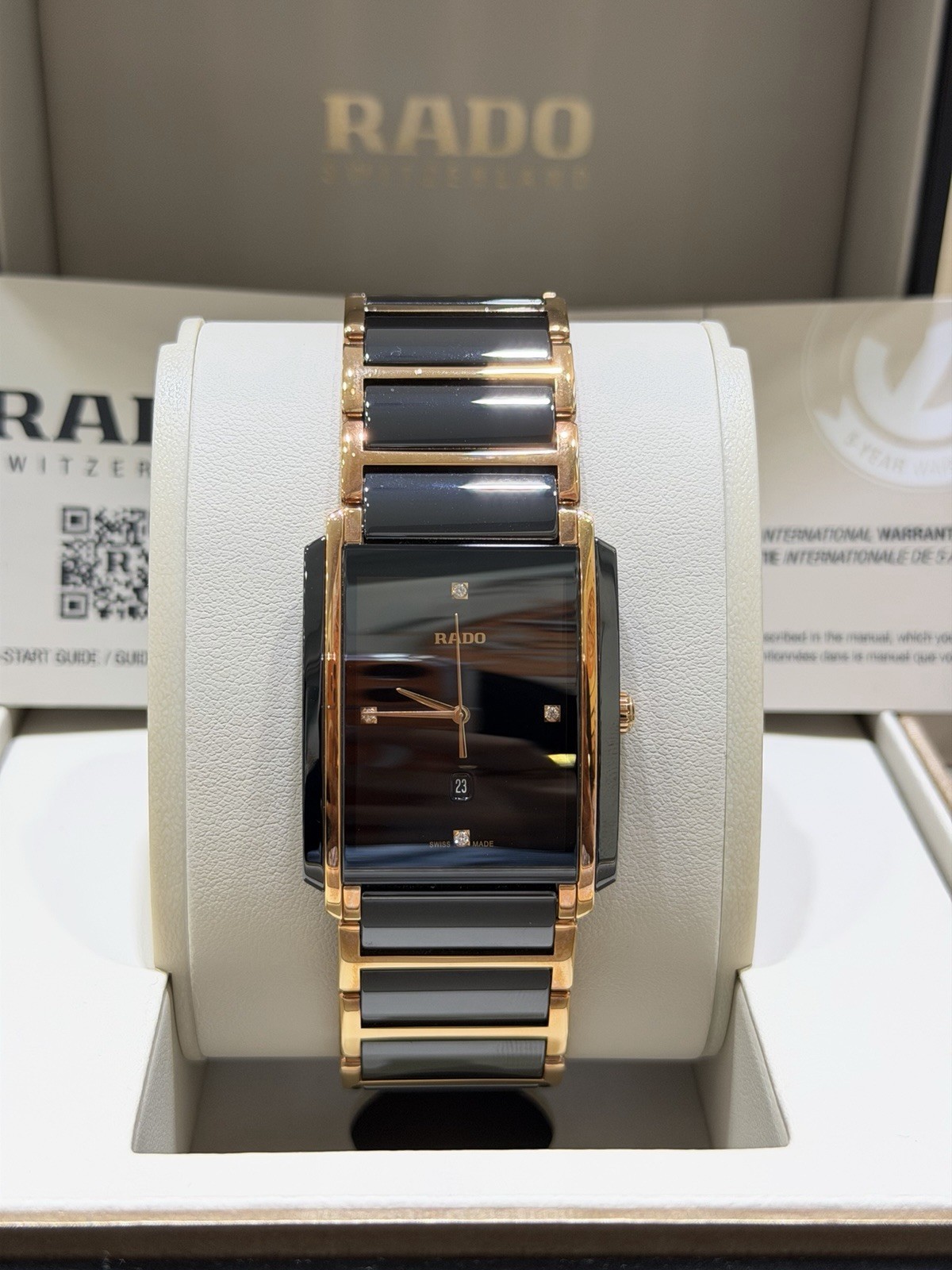 Rado Integral 41mm Rose Gold Ceramic Watch (R20207712)