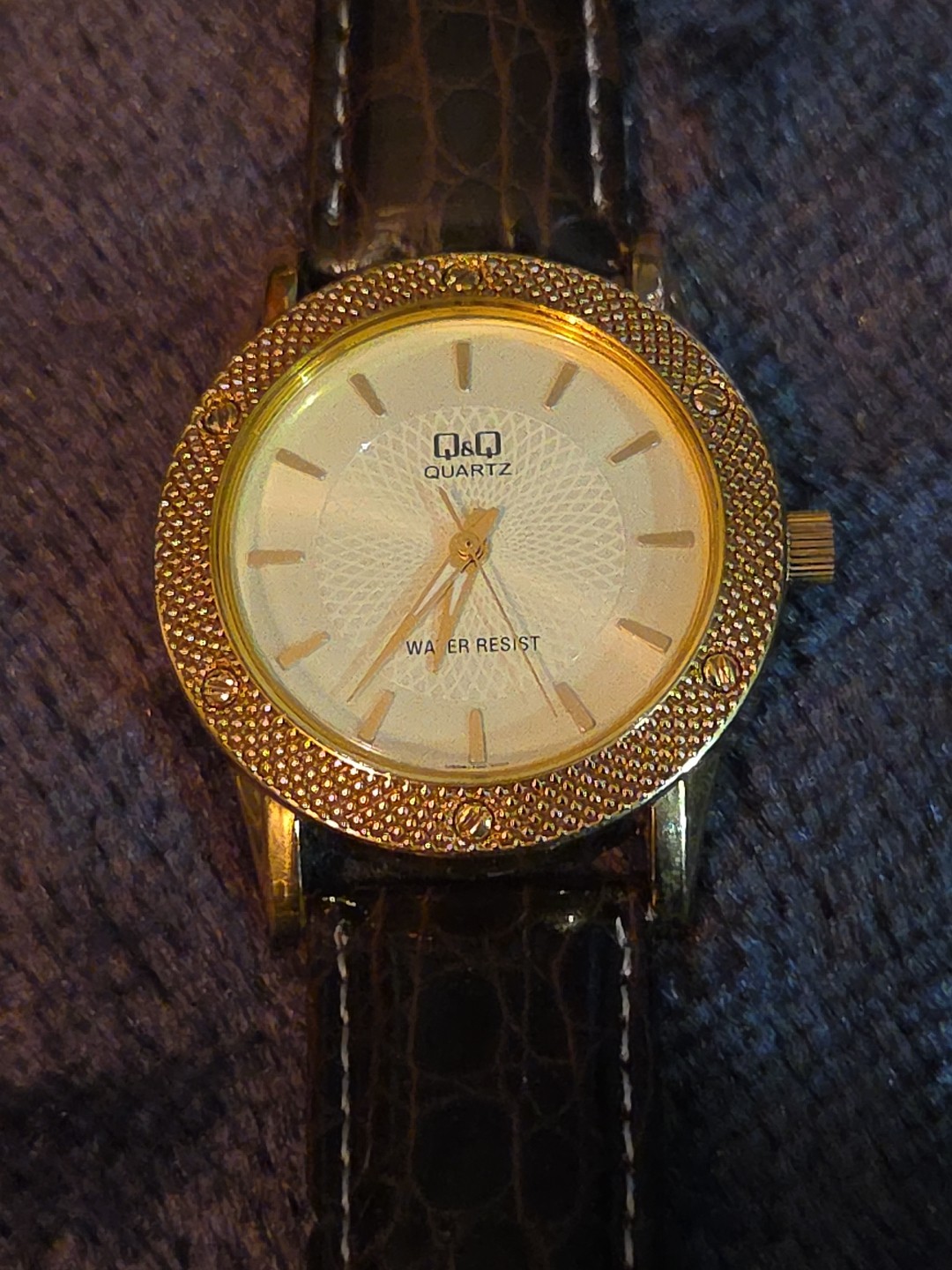 Q & Q 3 Bar Citizen Watch. New Battery. Runs Well. Unworn.