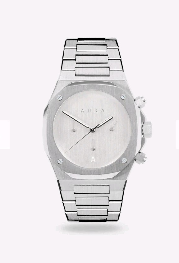 AURA 1023 Chronograph: Steel 40mm