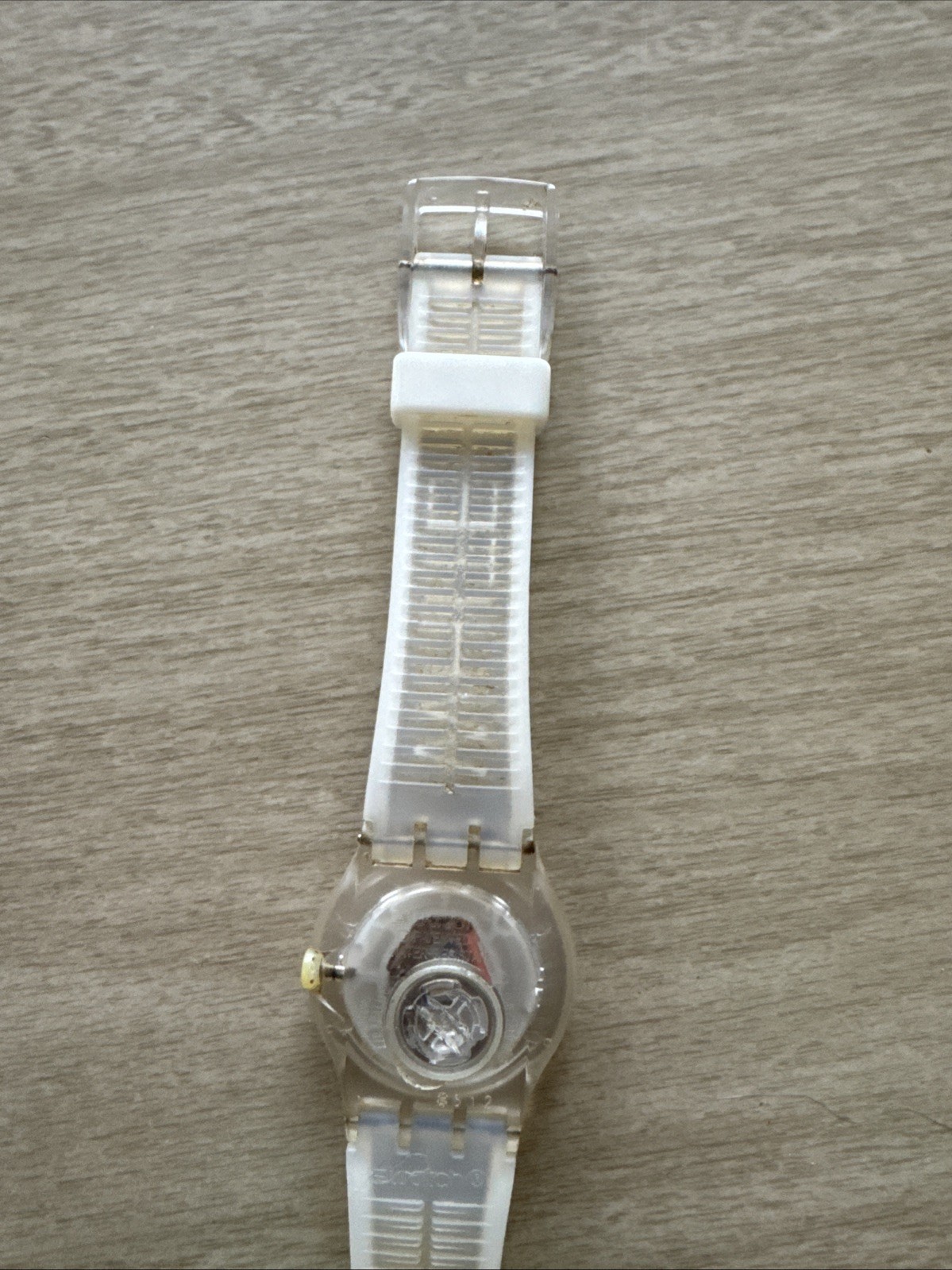 Swatch Watch Icy Area Jelly in Jelly White Y2K