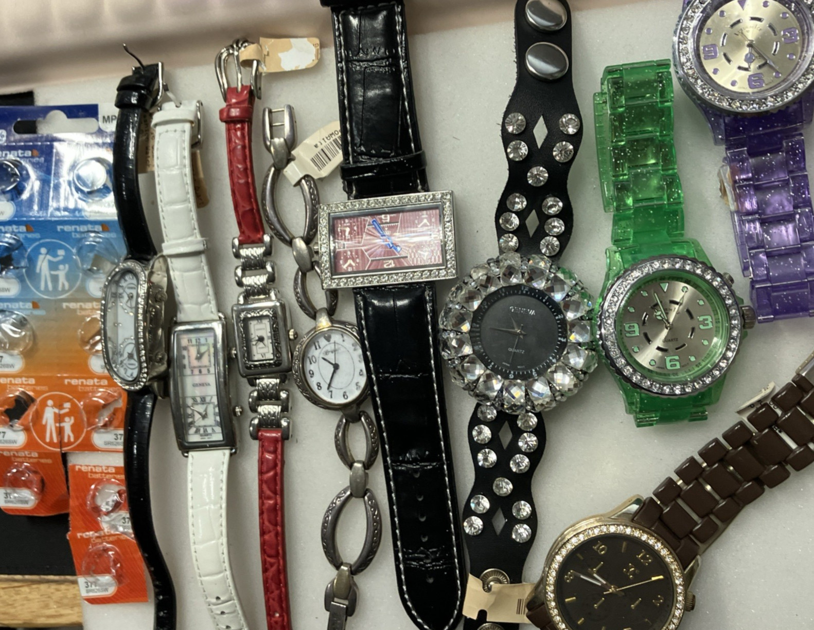 Mixed Lot 9 Watches New Battery Installed ALL WORKING 7 Old-Stock & 2 Pre-owned