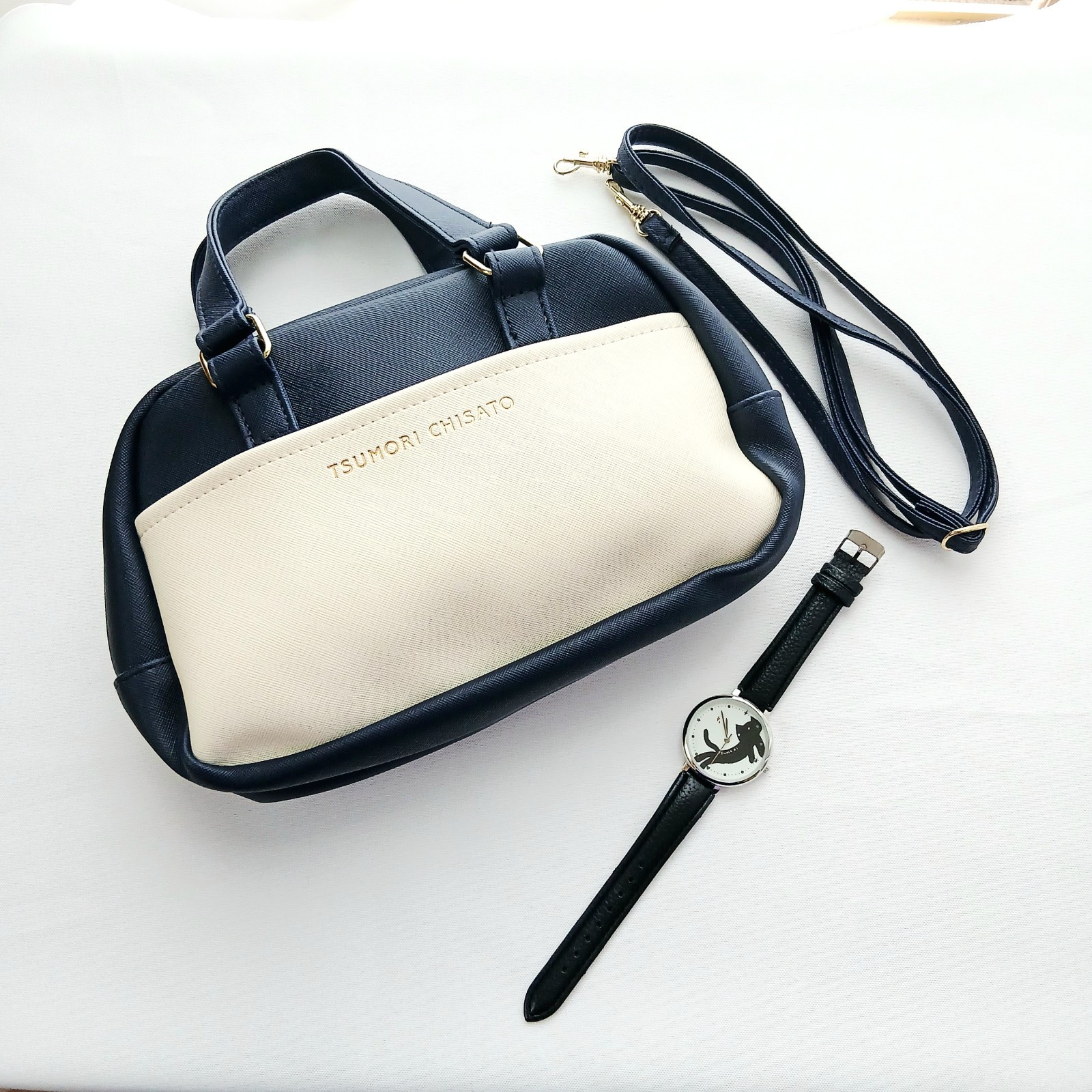 Tsumori Chisato Cat Watch And 2Way Shoulder Bag Set New Japan Limite