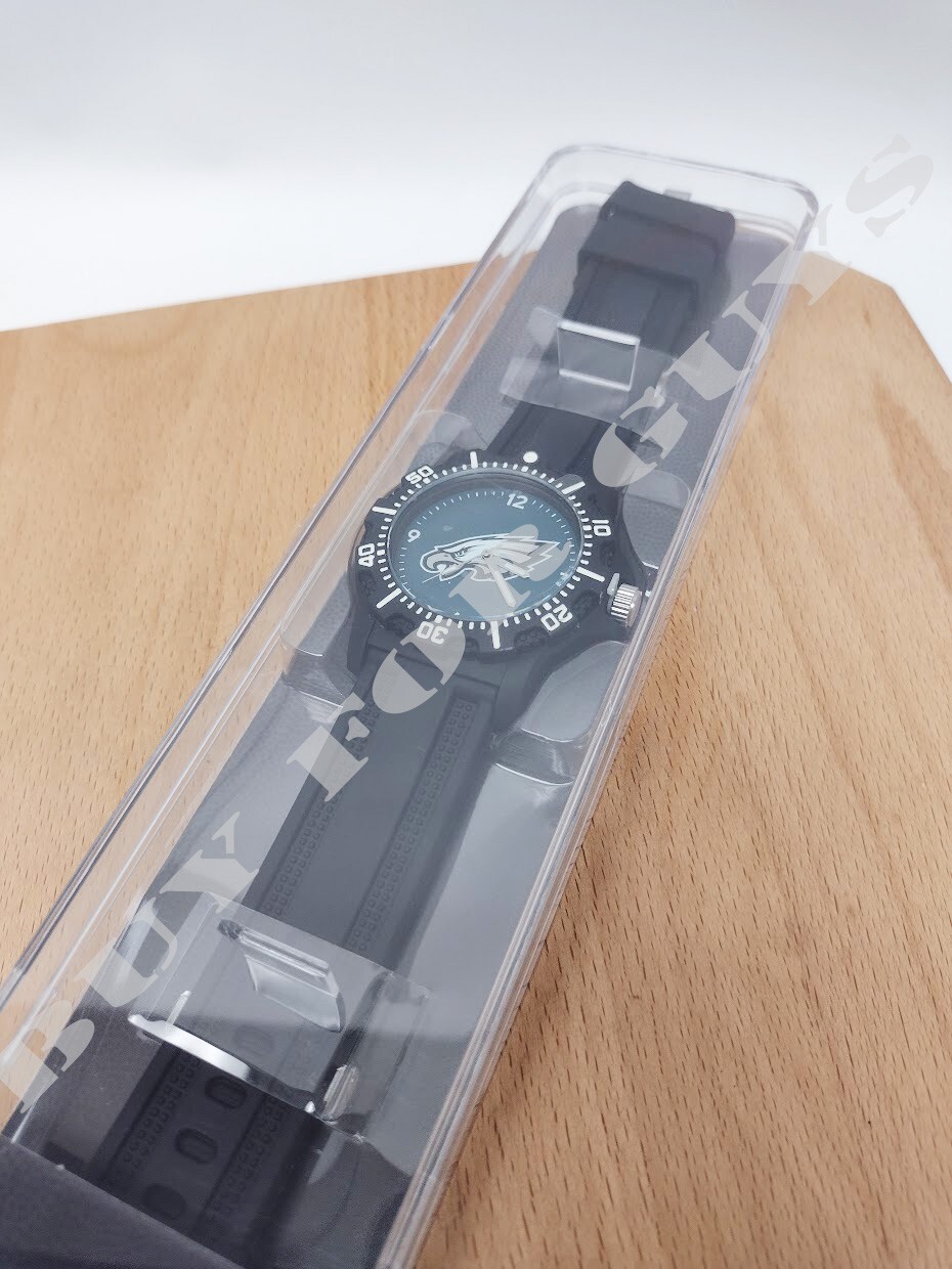 Men’s Black Watch – Philadelphia Eagles – Model Three Watch (NFL)
