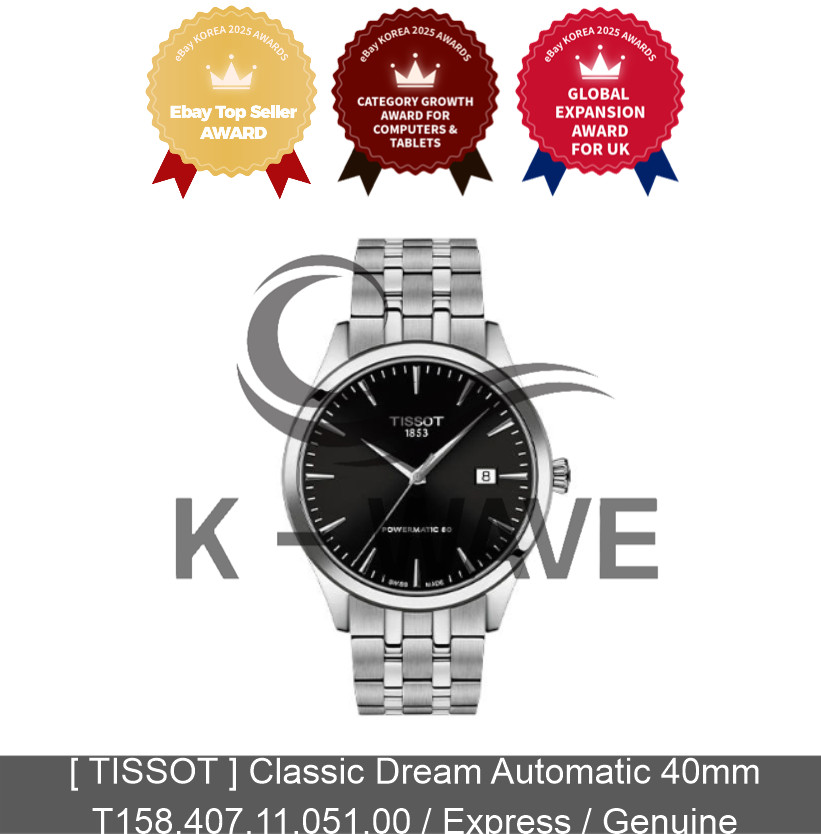 [ TISSOT ] Classic Dream Automatic 40mm T158.407.11.051.00 / Express / Genuine