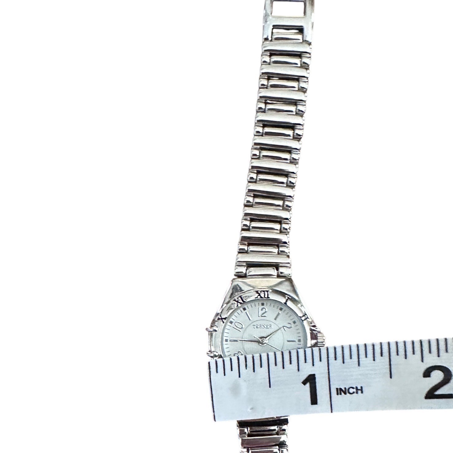 Vintage Bijoux Terner Silver Tone Link Bracelet WatchExtra Links New Battery