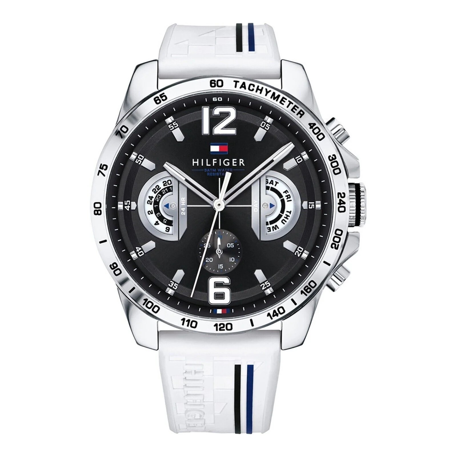 TOMMY HIFIGER Decker 1791475 Black Dial Men’s Watch 46mm