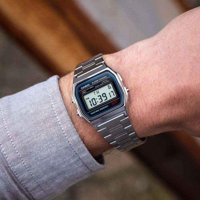 CASIO VINTAGE A158WA-1 Digital Watch 100% Authentic