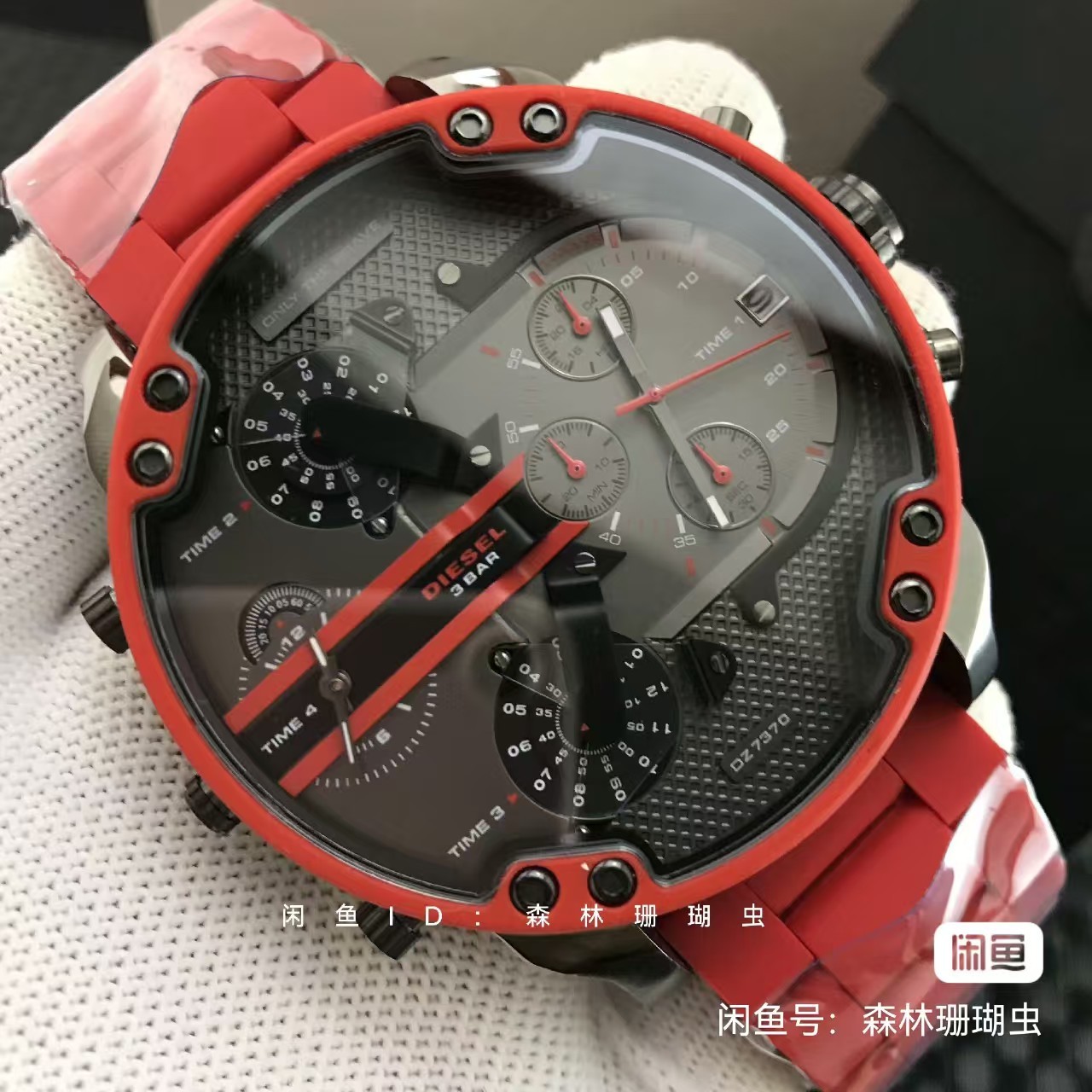 Diesel new genuine DZ7370 Mr Daddy 2.0 Chronograph Stainless steel watch 57mm