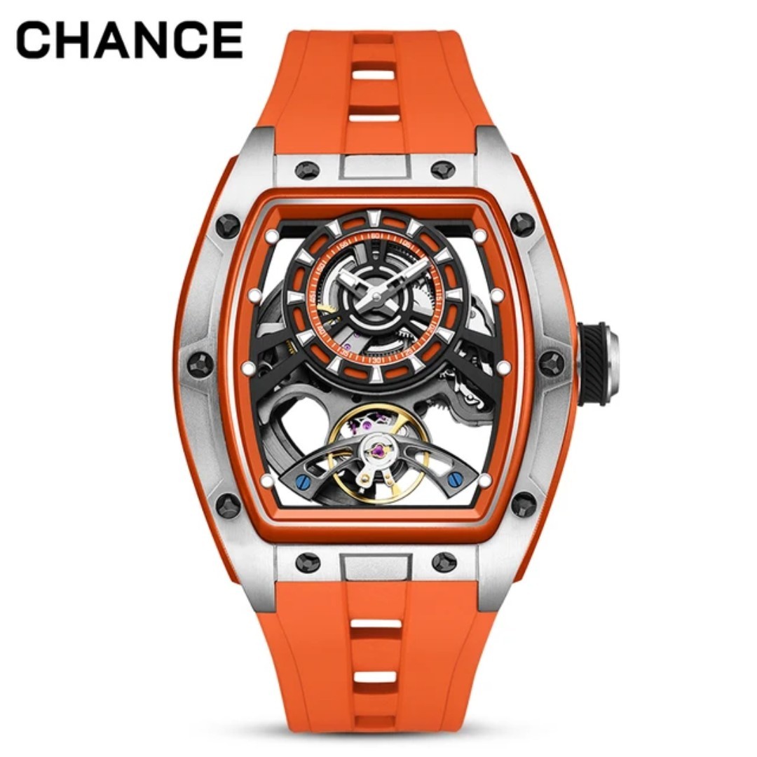 CHANCE JC-9-198G-6 Best Seller Luxury Hollow Dial Automatic Watches 30M…