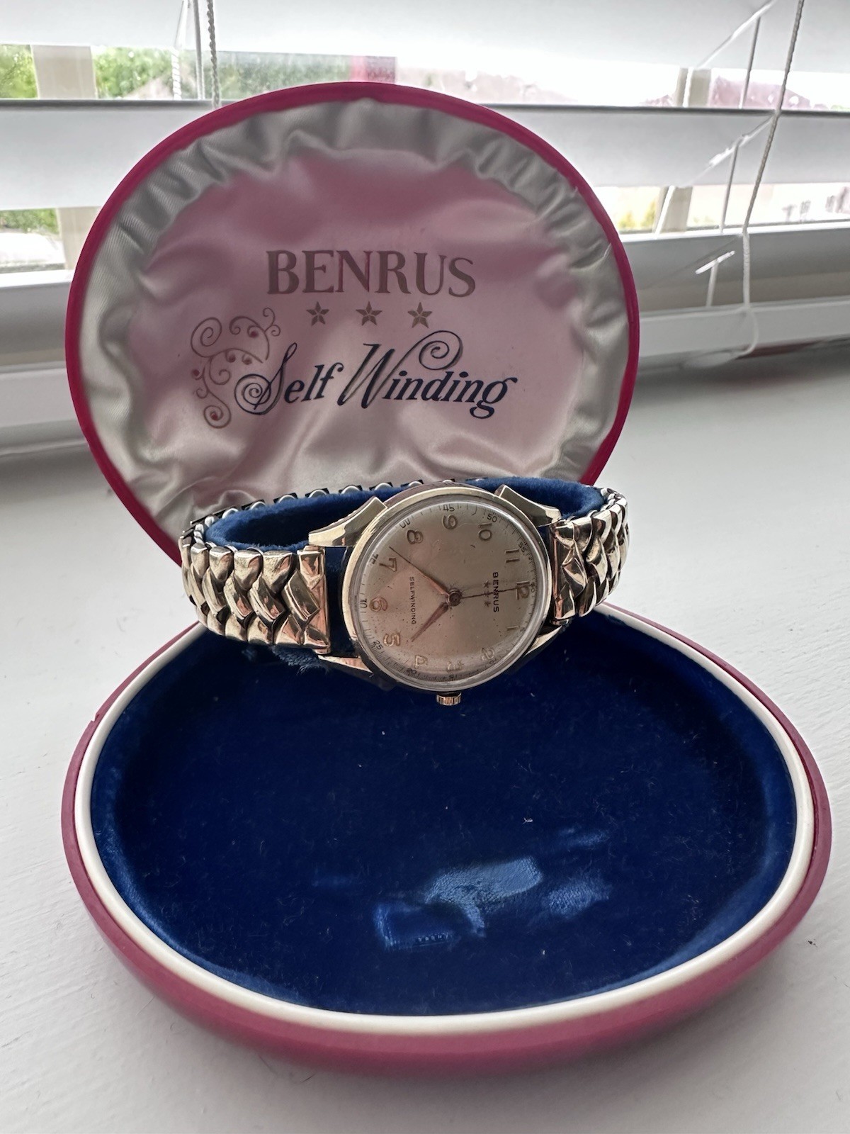 Benrus 1950s 3 Star Automatic Watch 10K GP SERVICED