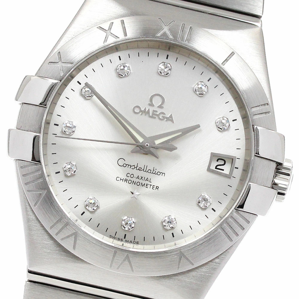 OMEGA WATCH 123.10.35.20.52.001 CONSTELLATION DATE 11P DIAMOND AUTOMATIC MEN’S