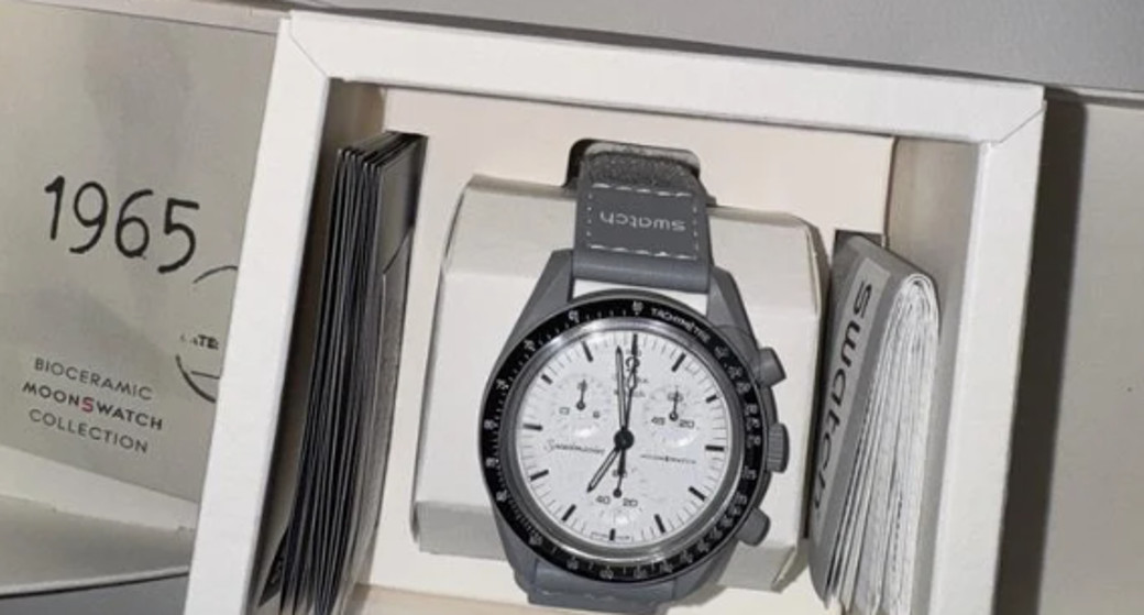 Swatch x Omega Bioceramic MoonSwatch 1965 Grey White / Express / Genuine