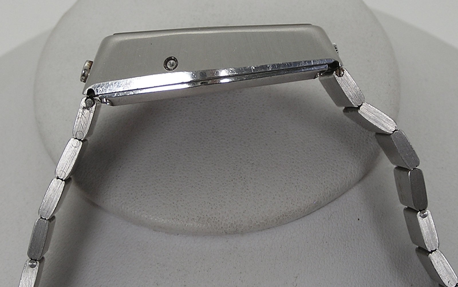 Rare Heuer Leonidas LCD Analog GMT Chronosplit Manhattan Stainless Watch Repair