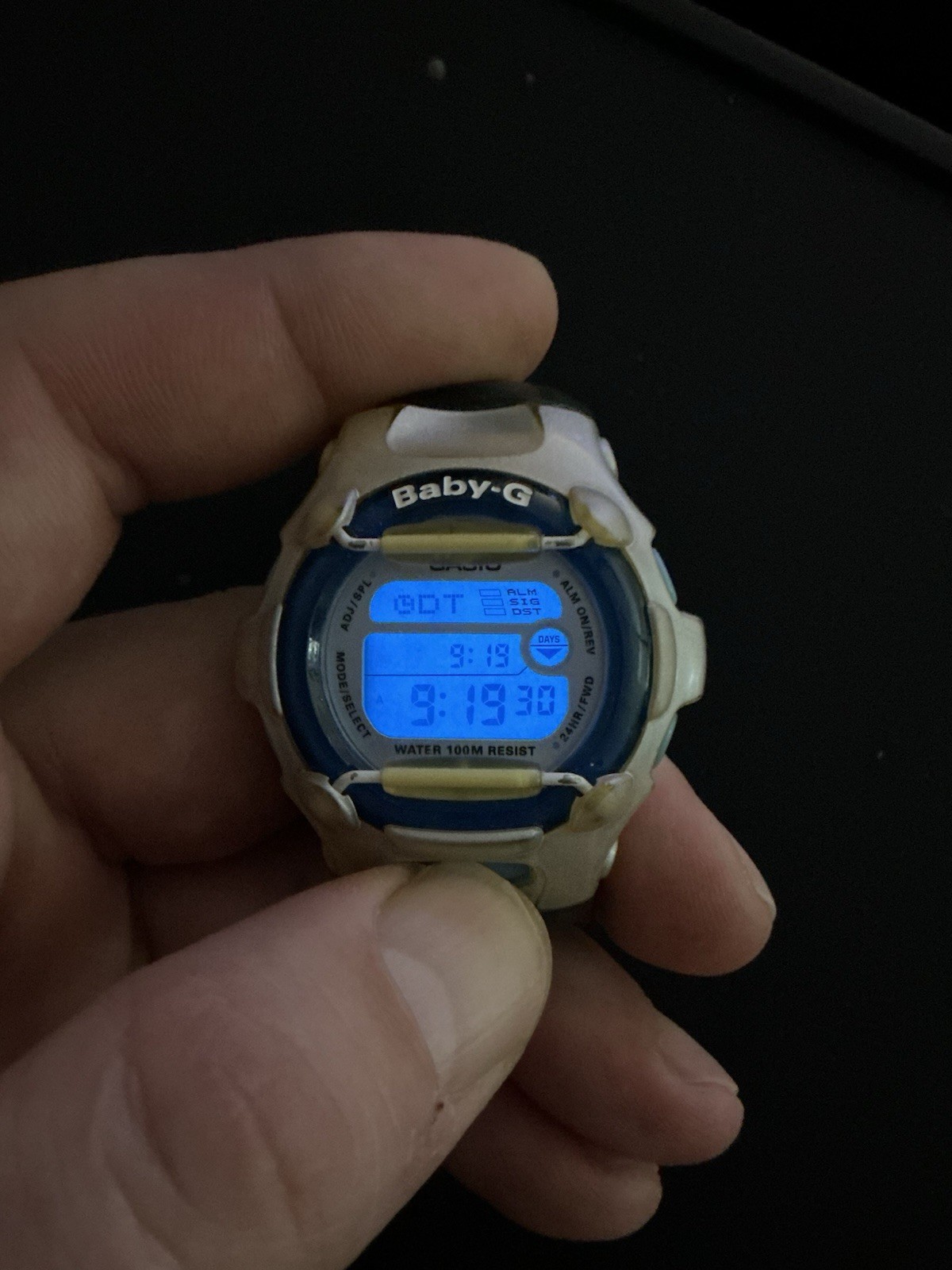 Rare Vintage Casio Baby G Shock BG-168 2286 World Coral Reef Conservation Works