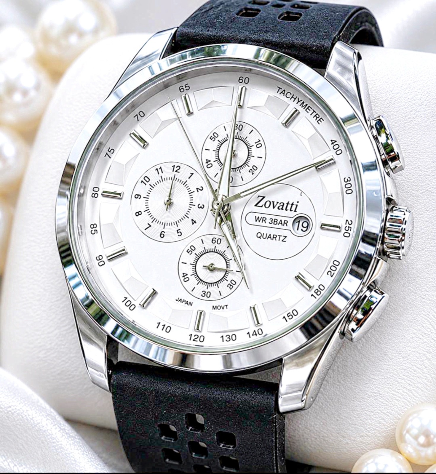 Military – Pilot – Zovatti Aeronautica Dual Tachymetere – 3ATM – Quartz