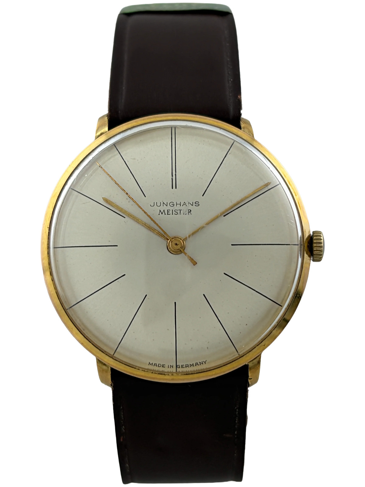 Men’s Wristwatch Junghans Meister Max Bill Hand Wound Kal. 84/S3, Works
