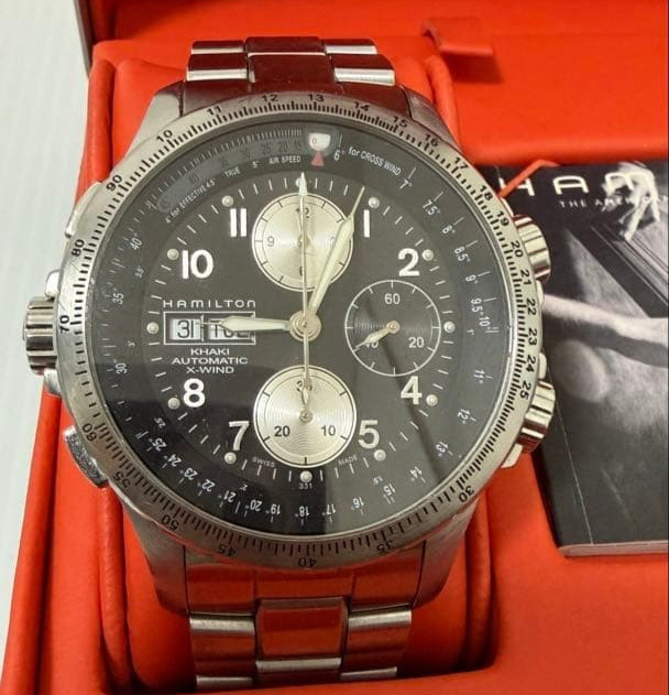HAMILTO Khaki X-Wind H776160 Chronograph Automatic Men’s Watch From JP