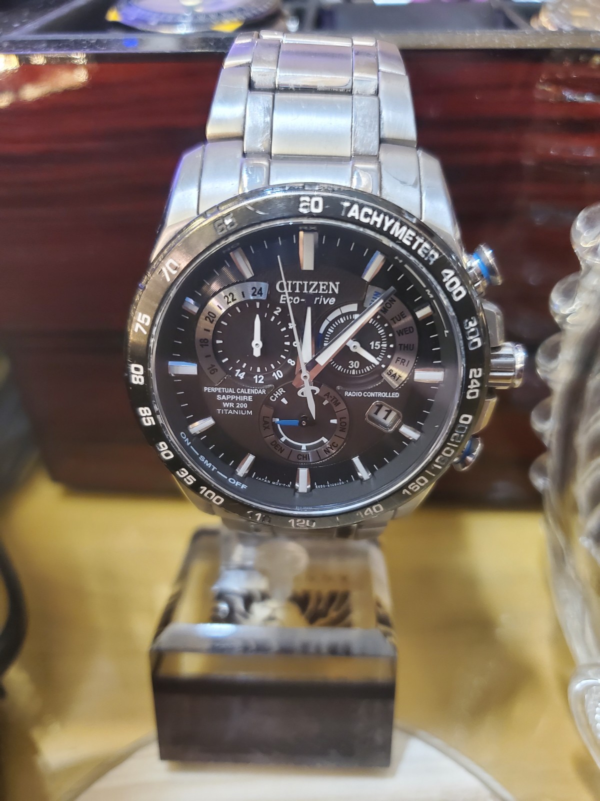Citizen PCAT Eco-Drive Men’s Black Watch – CB5908-57E