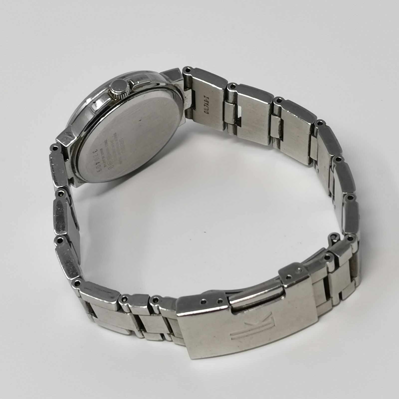 SEIKO LK Ladies’ Wristwatch 330409 Silver Used Item Confirmed Working Due to Dea