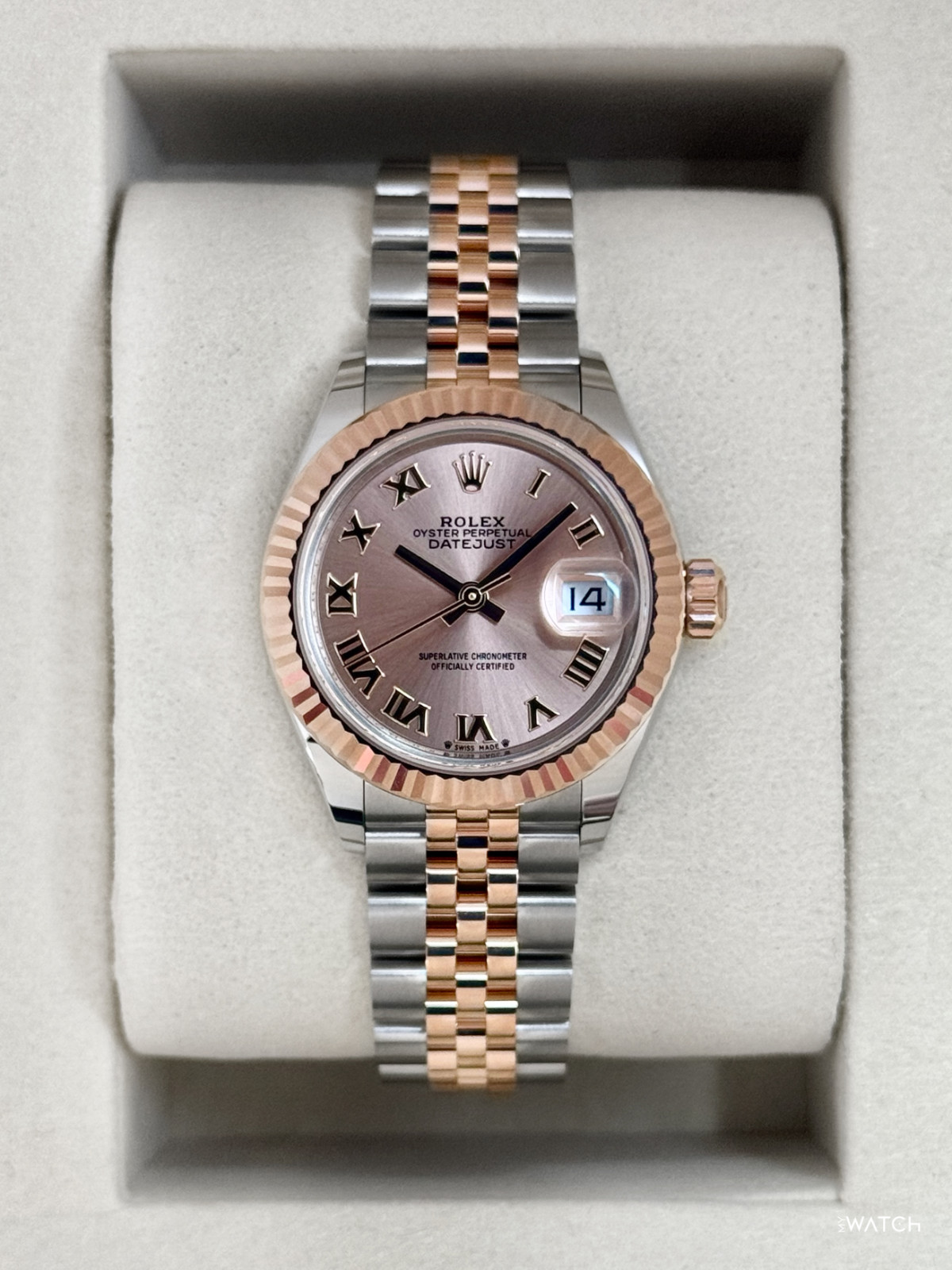 NEW 2026 Rolex Lady Datejust 28mm 279171 Two-Tone Jubilee Pink Dial