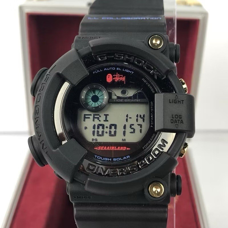 CASIO G-Shock x STUSSY x BAPE Limited Frogman “ILL Collaboration” GF-8250BS-1JR