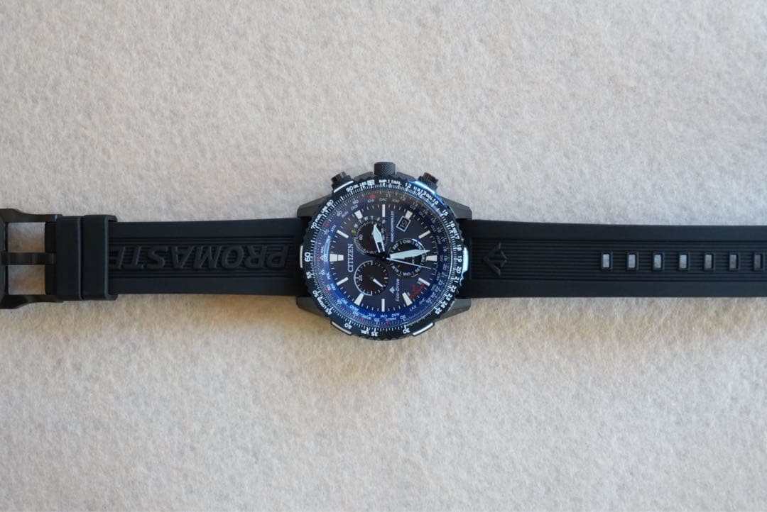 Citizen ProMaster Sky Solar CB5006-02L 45.9mm Blue Dial wrist 20.5cm/8.1in