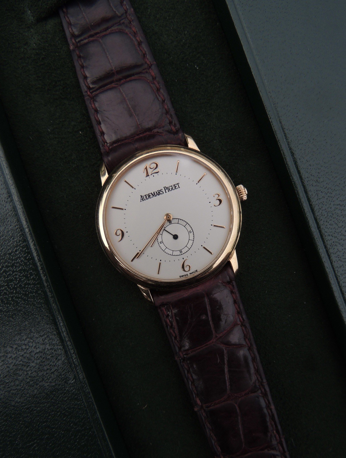Audemars Piguet Jules Audemars 34mm 18k Gold Manual Wind Full Set Serviced