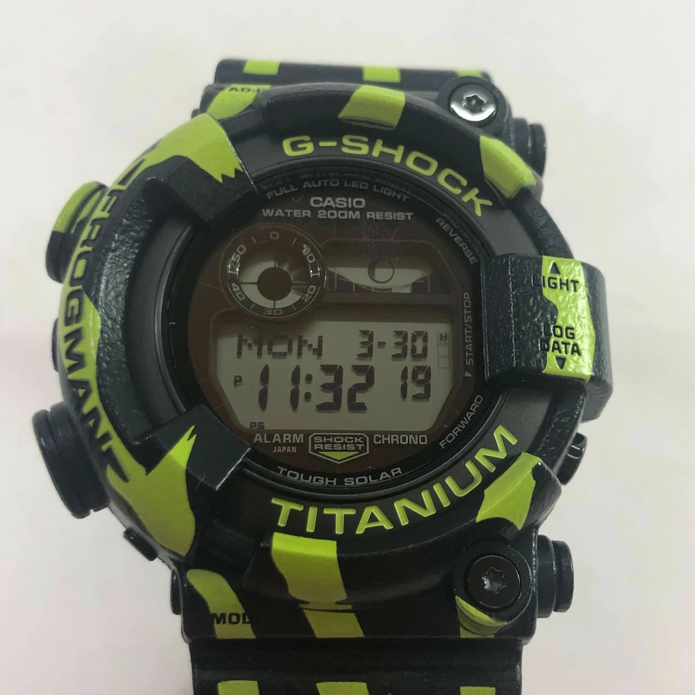 Casio G-Shock Frogman GW-8200TPF Watch Black/Green Poison Dart From Japan