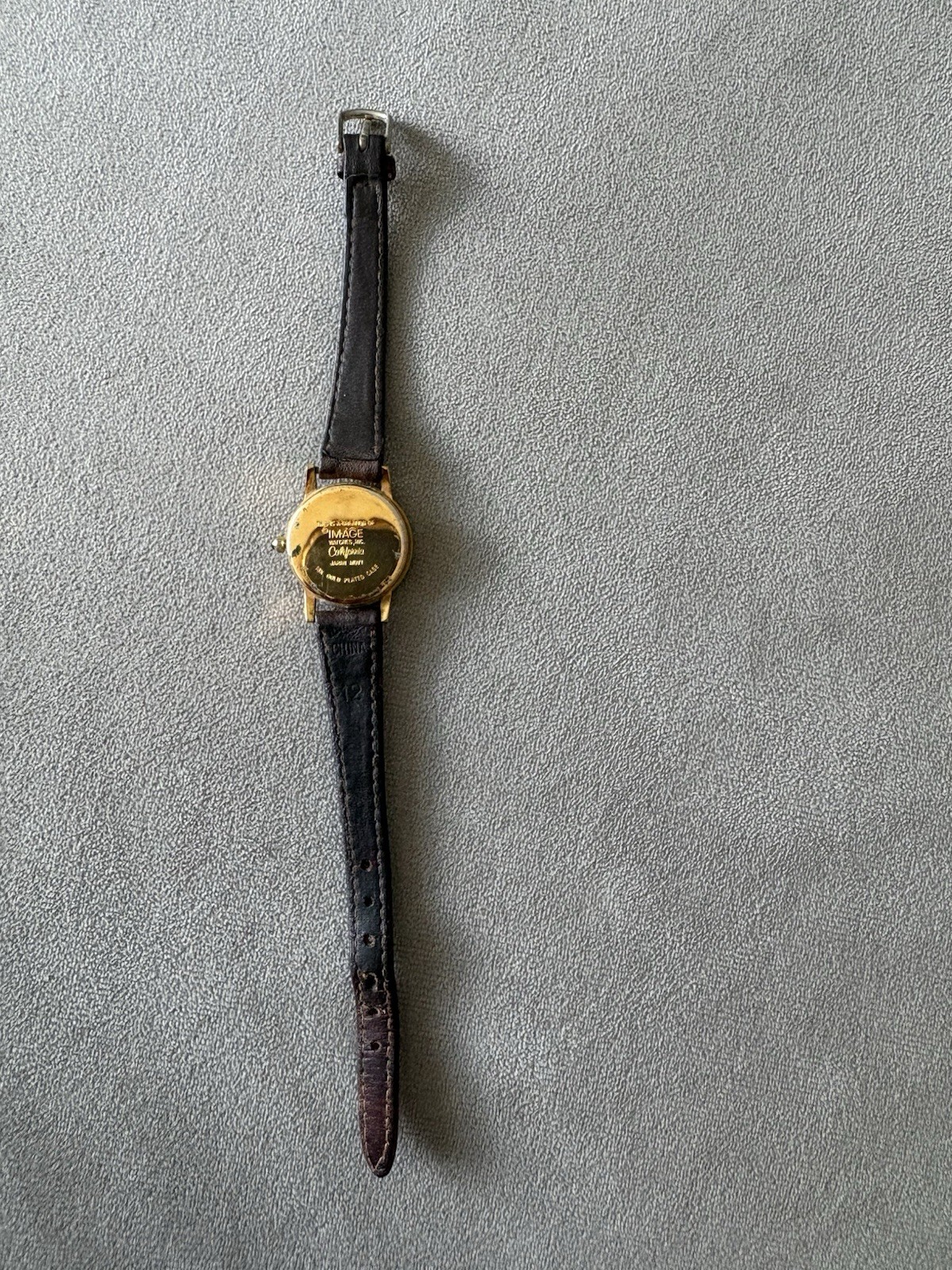 Vintage Image Watches Inc California 18K Gold Plated Need new Battery