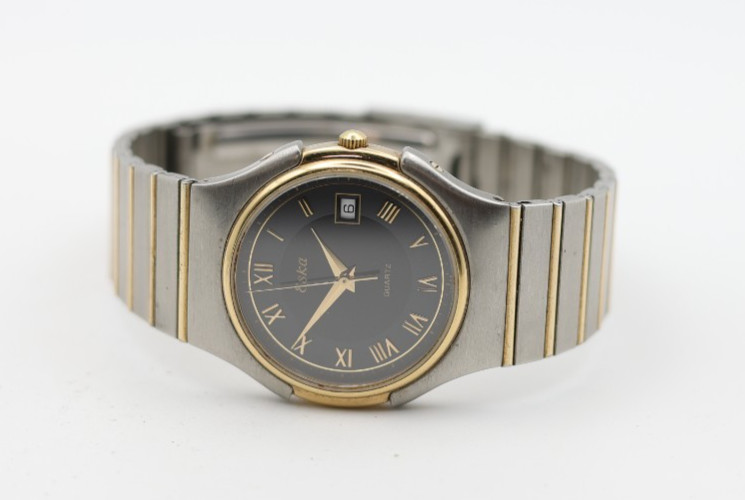 ESKA SWISS QUARTZ ETA 956.412 WRIST WATCH 80-18 FOR REPAIR (BF)