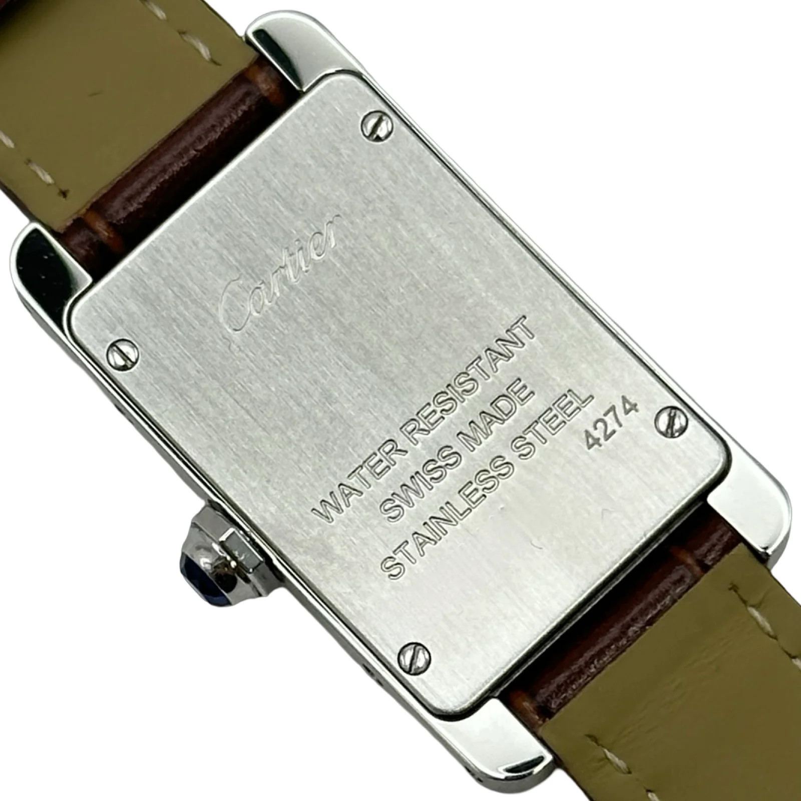 Cartier SM WSTA0043 18mm Stainless Steel Silver Dial Quartz Watch OKW2318