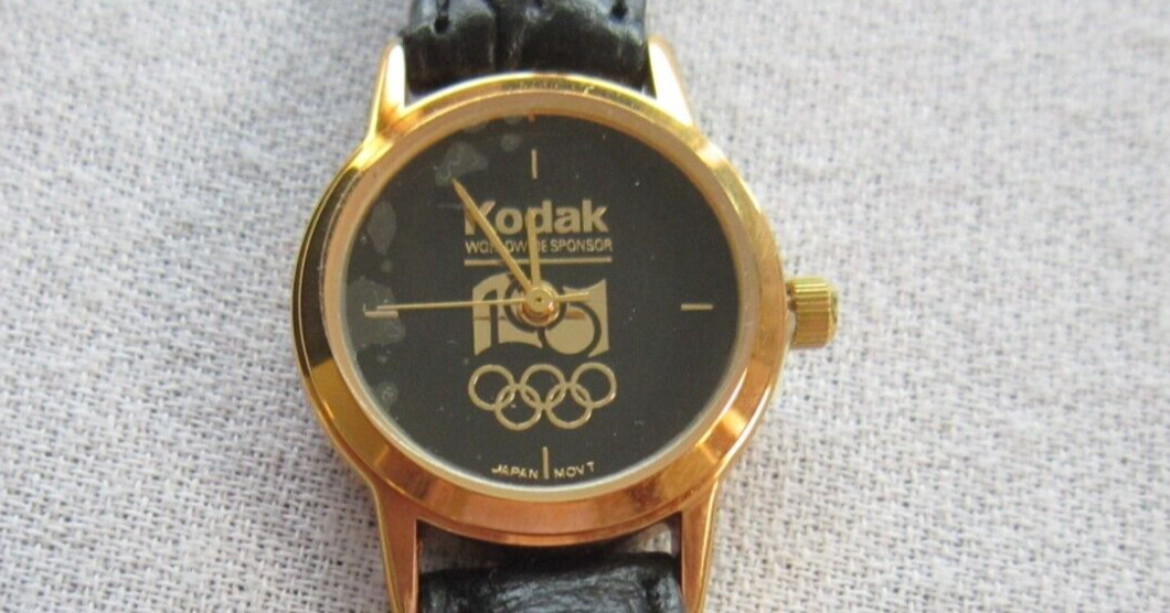 1996 Eastman Kodak Co. Watch World Sponsor of Olympic 36-USC-380 Metal BEZEL