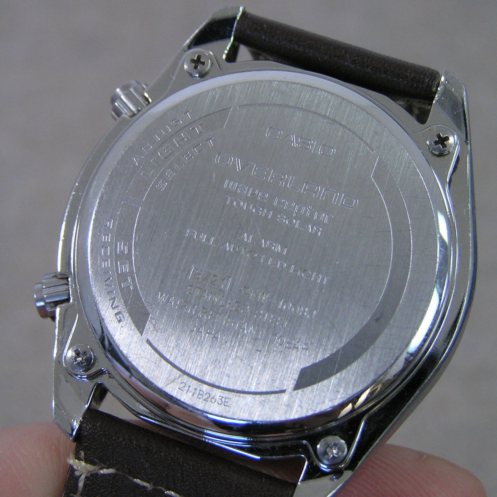 Retro CASIO OVW-100BJ Overland Solar Lume Field Watch Rare Japanese Model