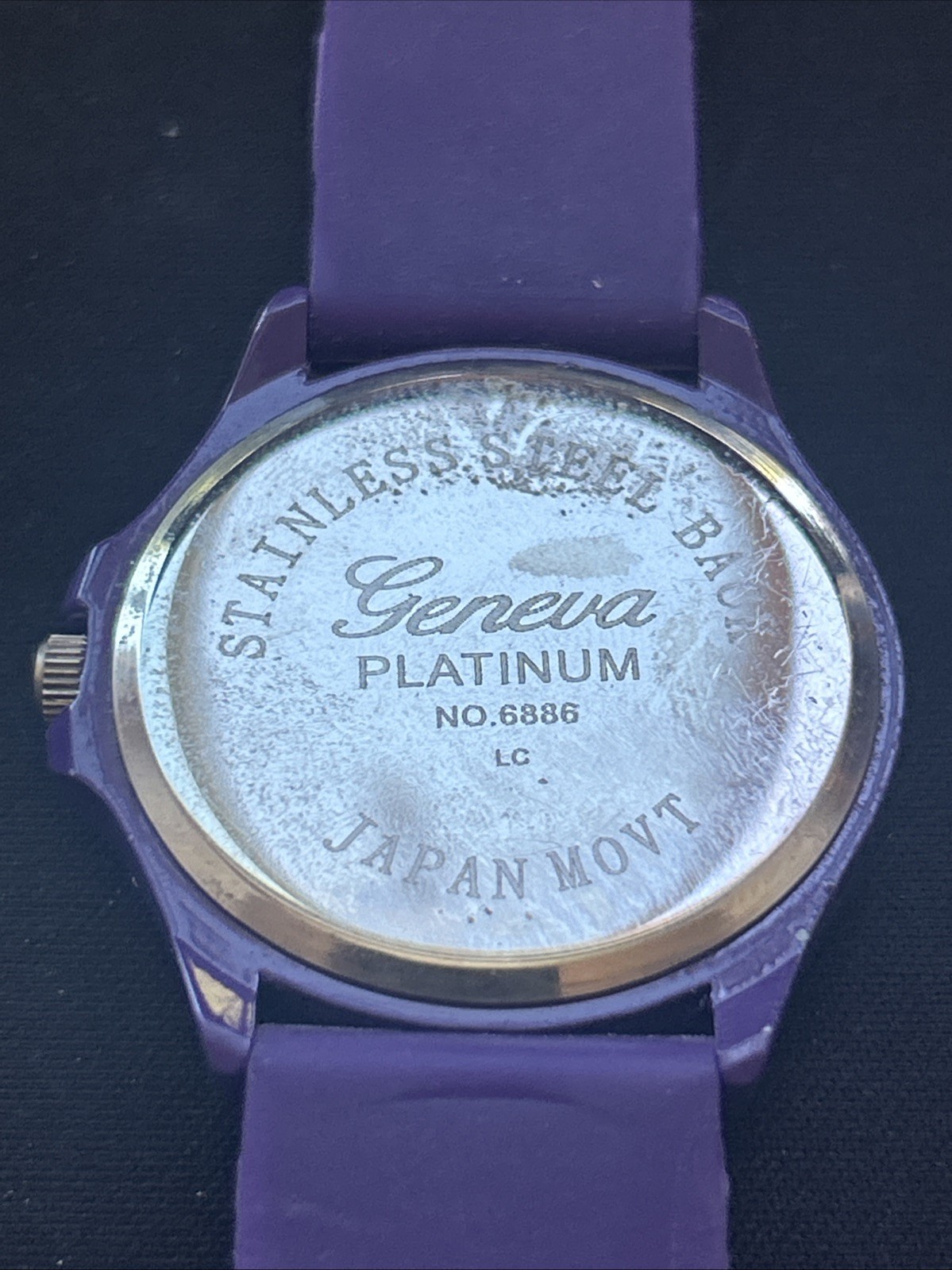 Geneva Silver Tone Purple Dial And Band Women’s Quartz Watch