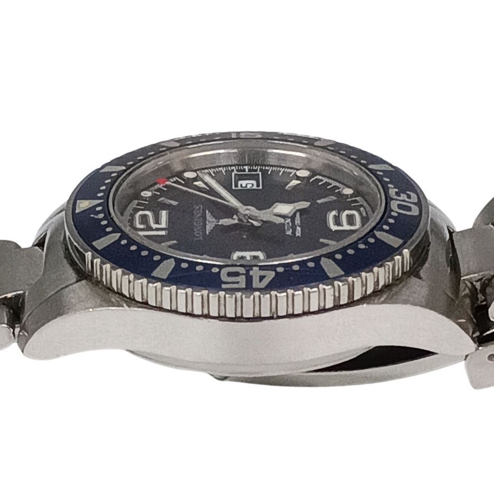 Longines HydroConquest L3.284.4 Stainless Steel Silver Dial Automatic Watch Used
