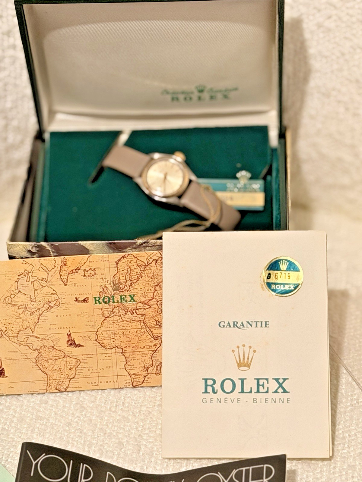 Rolex Lady Oyster Perpetual 6719 24mm Two Tone Automatic Box & Papers
