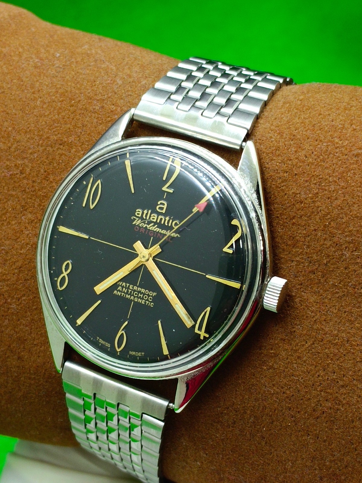 vintage Atlantic Worldmaster Original watch 21 Jewels Mechanical Manual