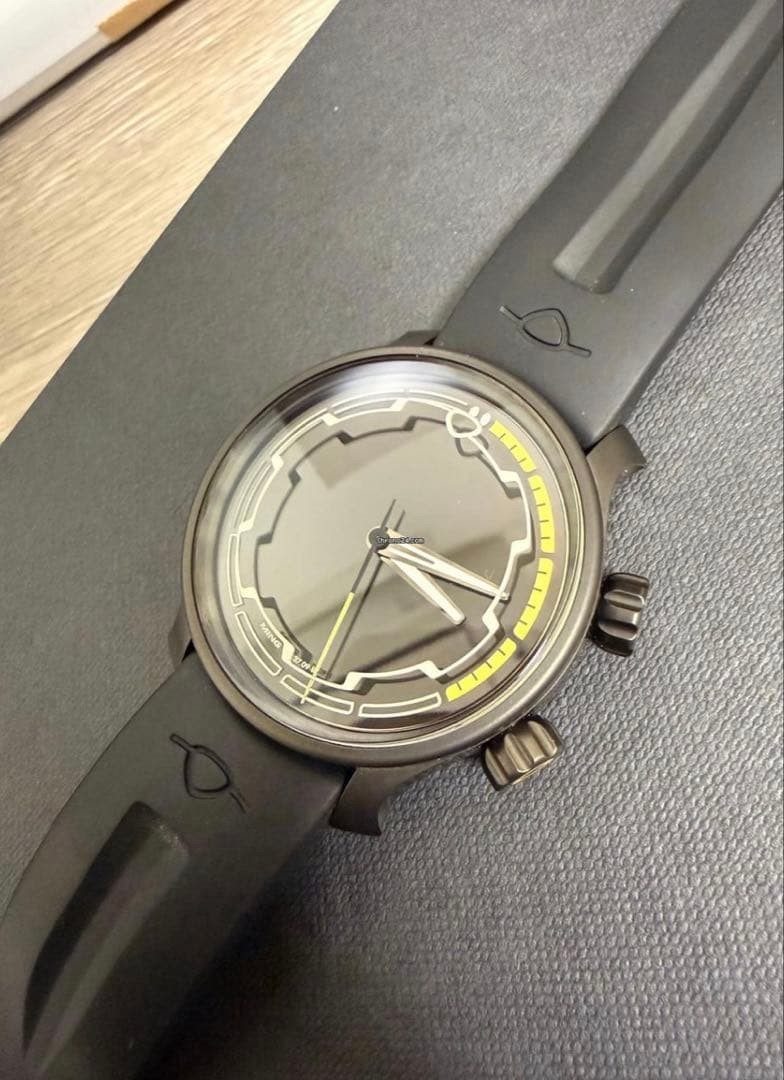 Ming 37.09 Uni Black Dial Diver’s Watch