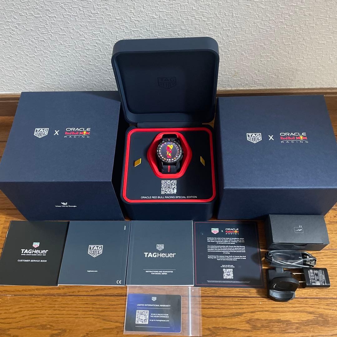 TAG HEUER Watch Connected Caliber E4 Red Bull Racing Special Edition Men w/Box