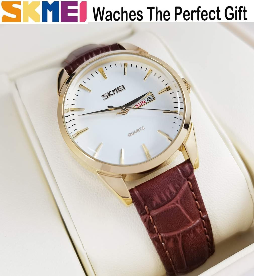 Women’S Watches for Ladies Female Black Leather Band Waterproof Fashion Casual S