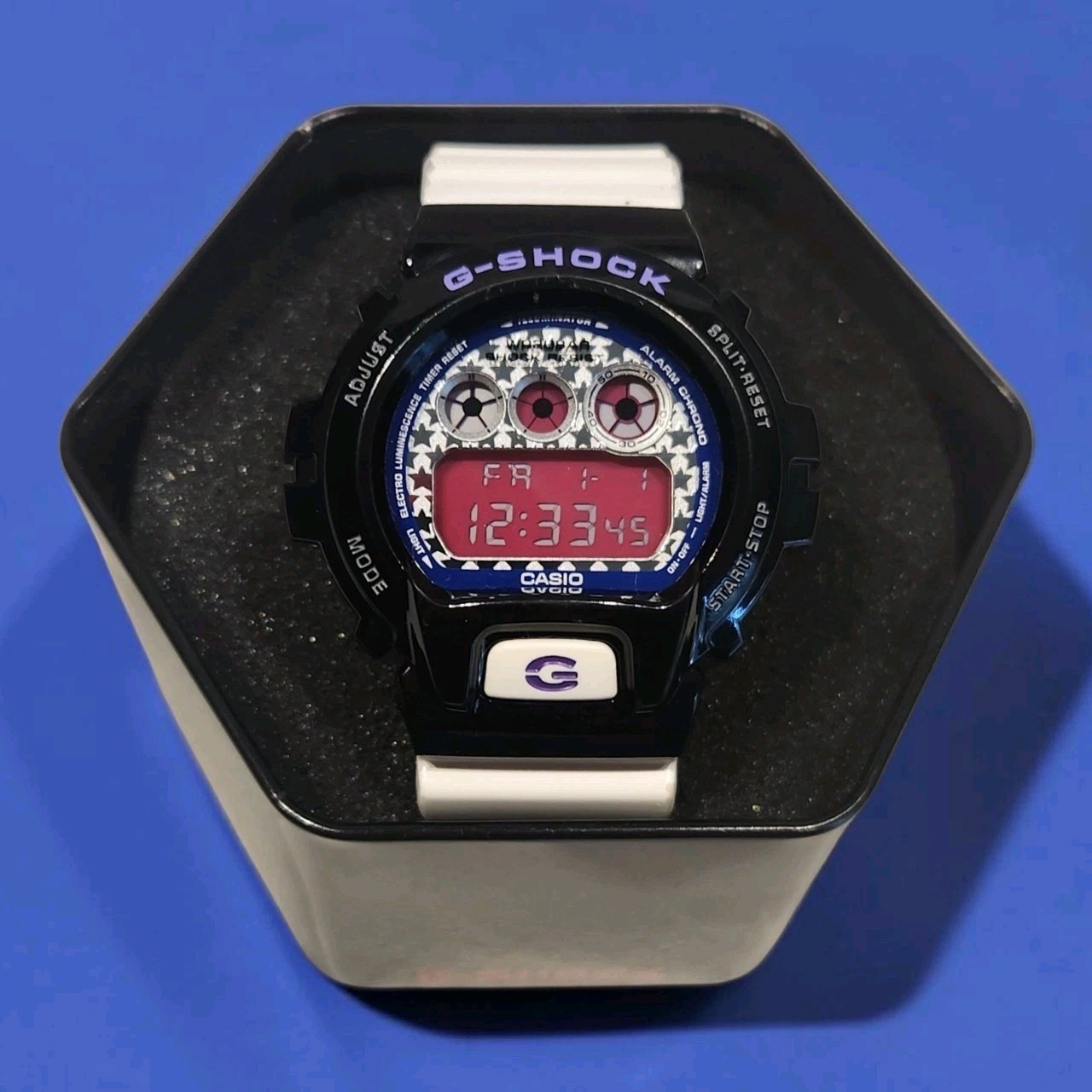 Casio G-SHOCK Men’s 3230 Crazy Colors DW-6900SC-1 Limited Edition Watch In Box