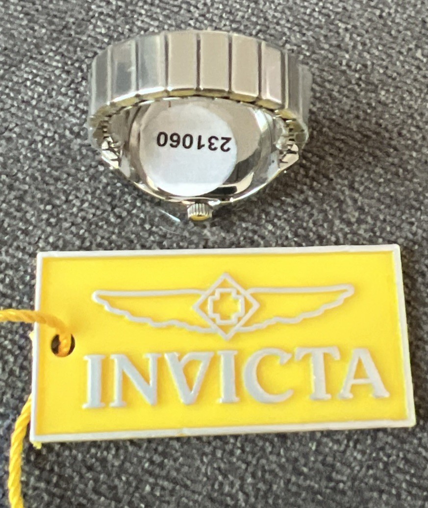 48946 Invicta Mini Angel Women’s Ring Watch 16.5mm SS W/Silver Dial