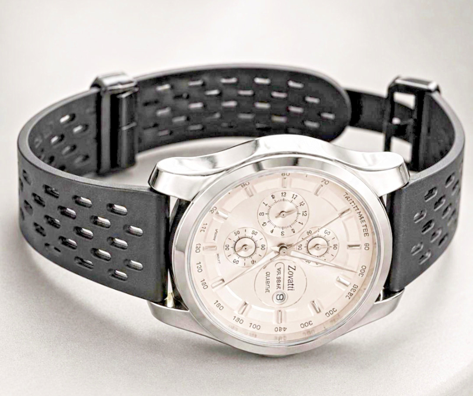 Military – Pilot – Zovatti Aeronautica Dual Tachymetere – 3ATM – Quartz