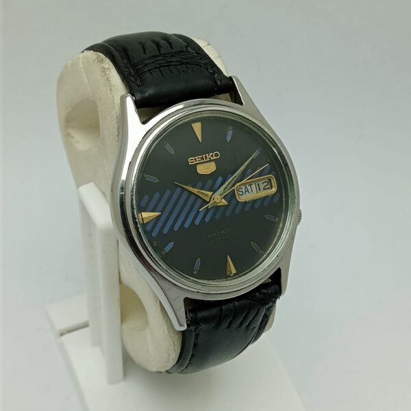 Seiko 5 Automatic 7009-6001 Day/Date Blue Dial Vintage Men’s Watch