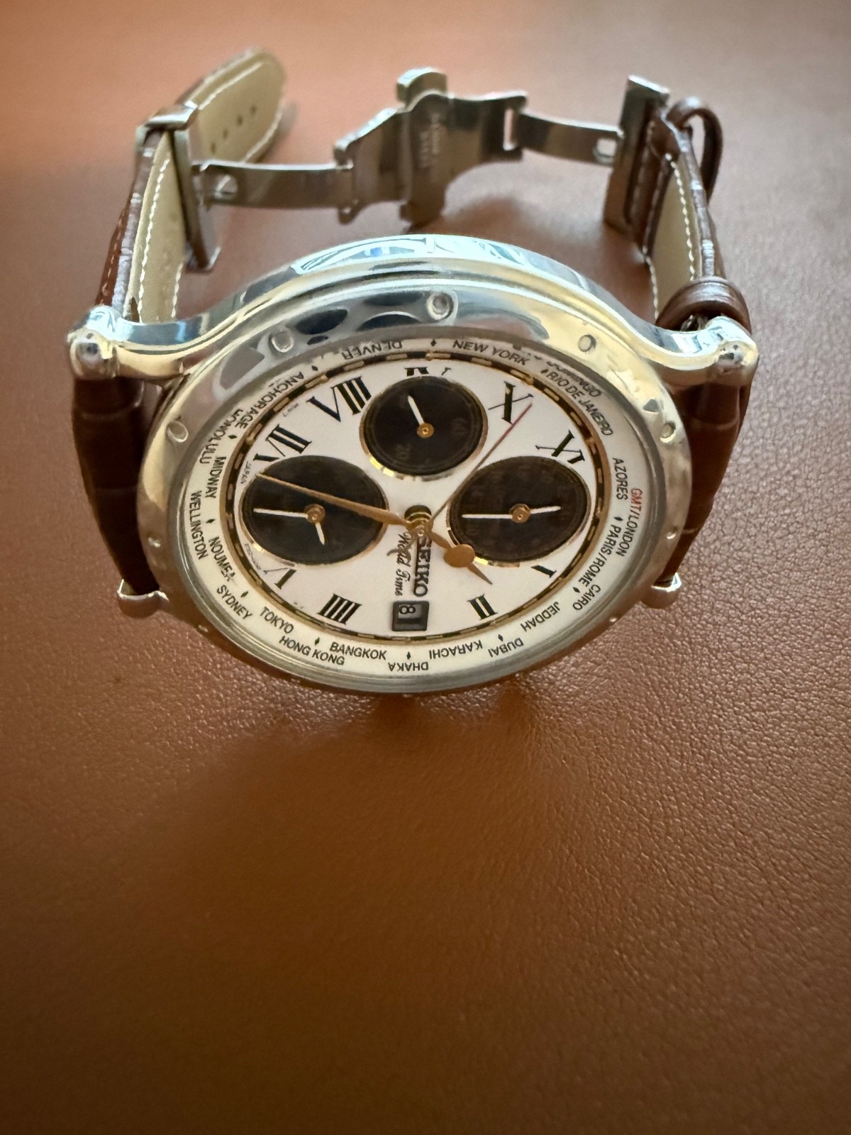 Rare Seiko Age of Discovery 30th Anniversary Limited Edition World Time Watch