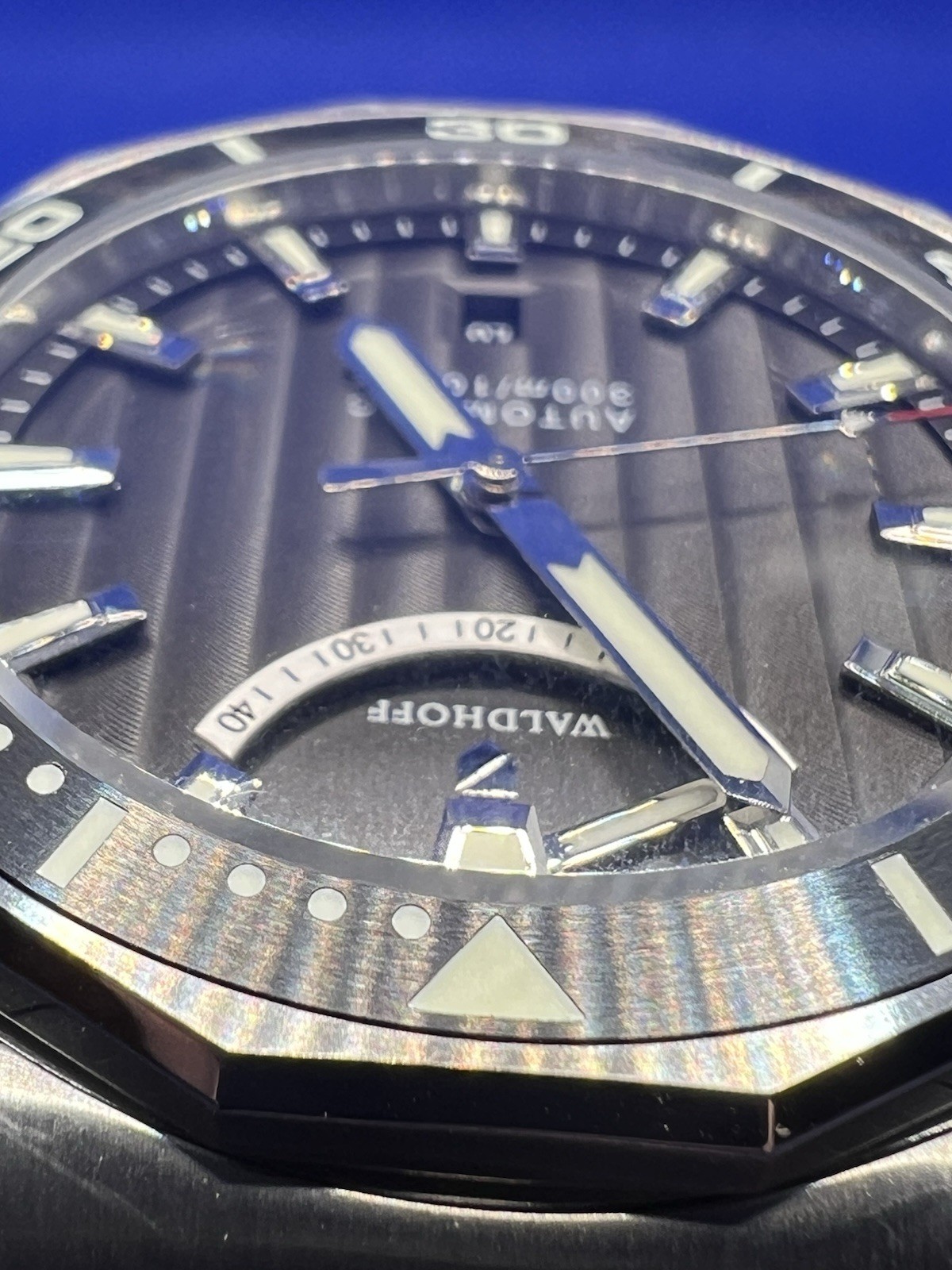 Waldhoff Seawolf II Labradorite SS MW-26CL Automatic Watch Full Set Box Papers