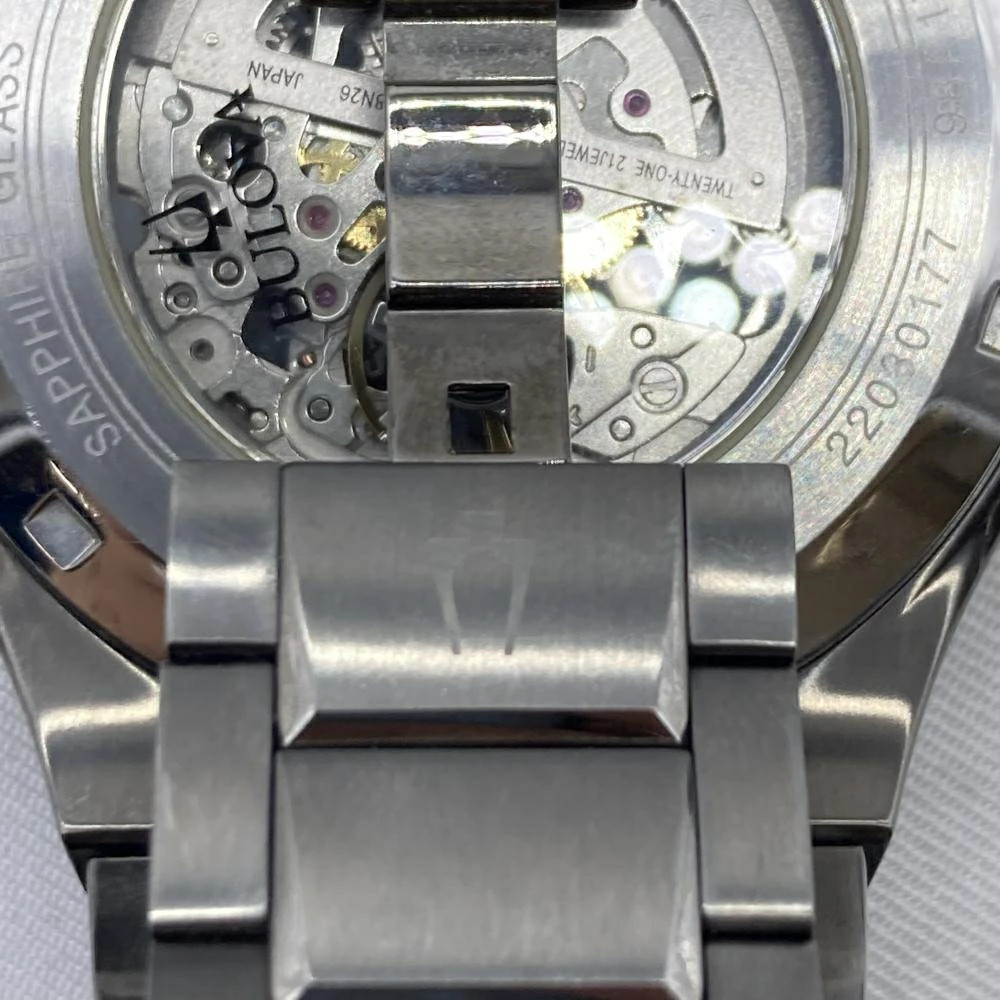 Bulova Automatic Watch 98A179 Stainless Steel Men’s From Japan