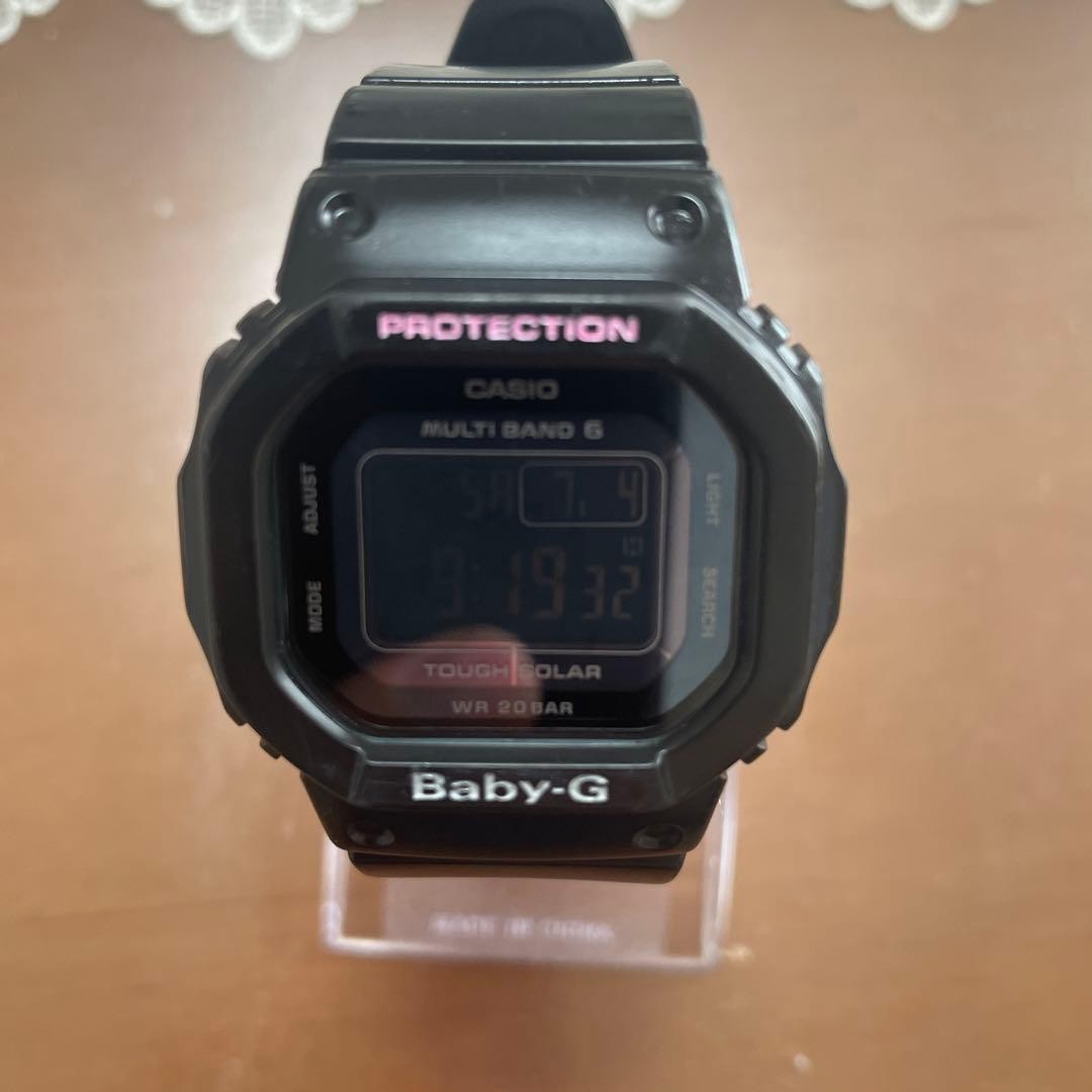 CASIO Baby G BGD 5000 Solar radio Excellent condition with secondary battery rep