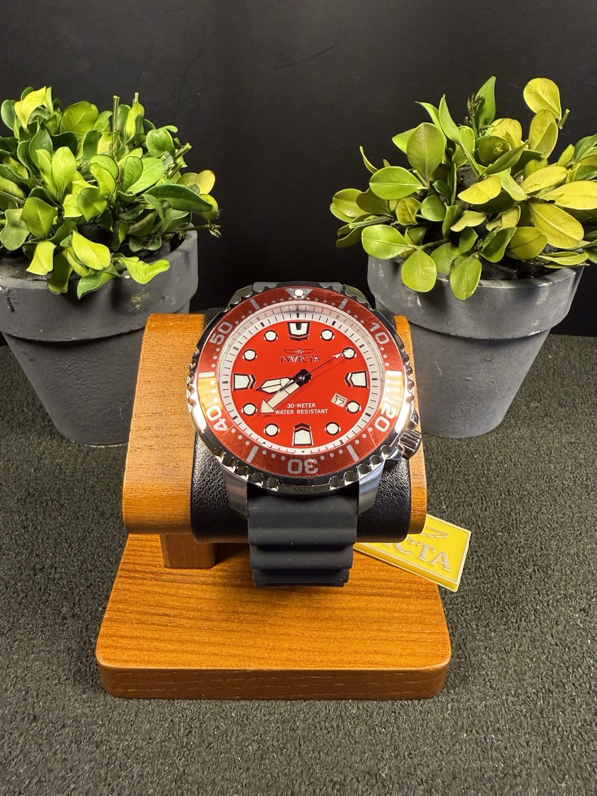 Invicta Pro Diver Abyss Red Horizon Men’s 48mm Silicone Quartz Watch 49544